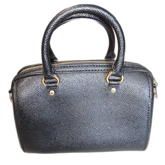 Coach Mini Rowan - Black Leather - Picture 2 of 12